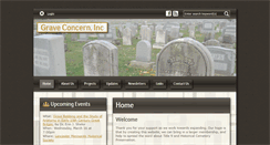 Desktop Screenshot of graveconcerninc.org