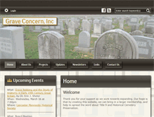 Tablet Screenshot of graveconcerninc.org